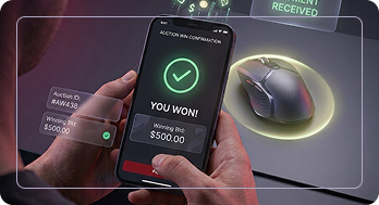 Bid, win and collect